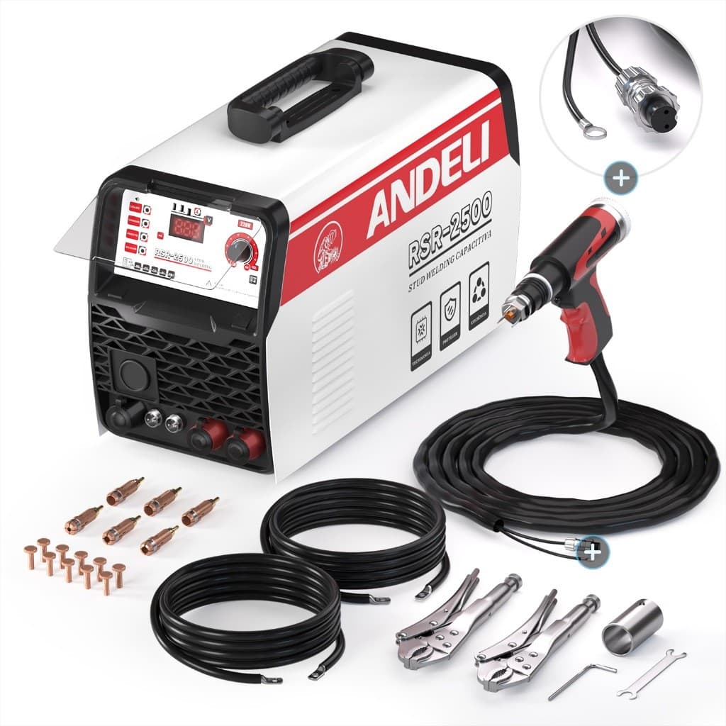 Máquina De Solda Capacitiva Stud Welding 220V RSR-2500/3500 220v M3 até M10 M12 TOP