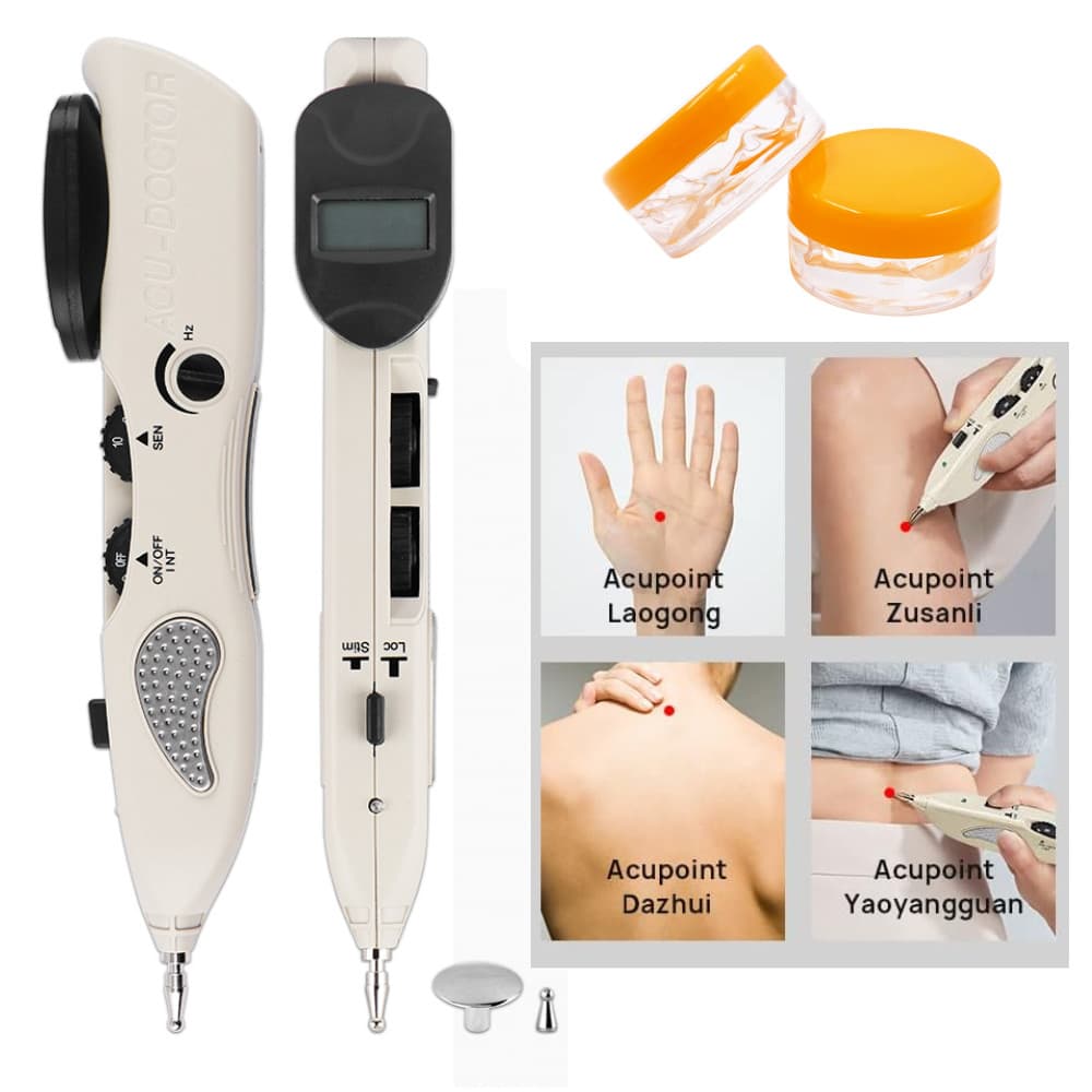 Caneta De Acupuntura Eletrônica , Massagem Meridiana Energética , Encontrar Pontos Automaticamente Com Gel