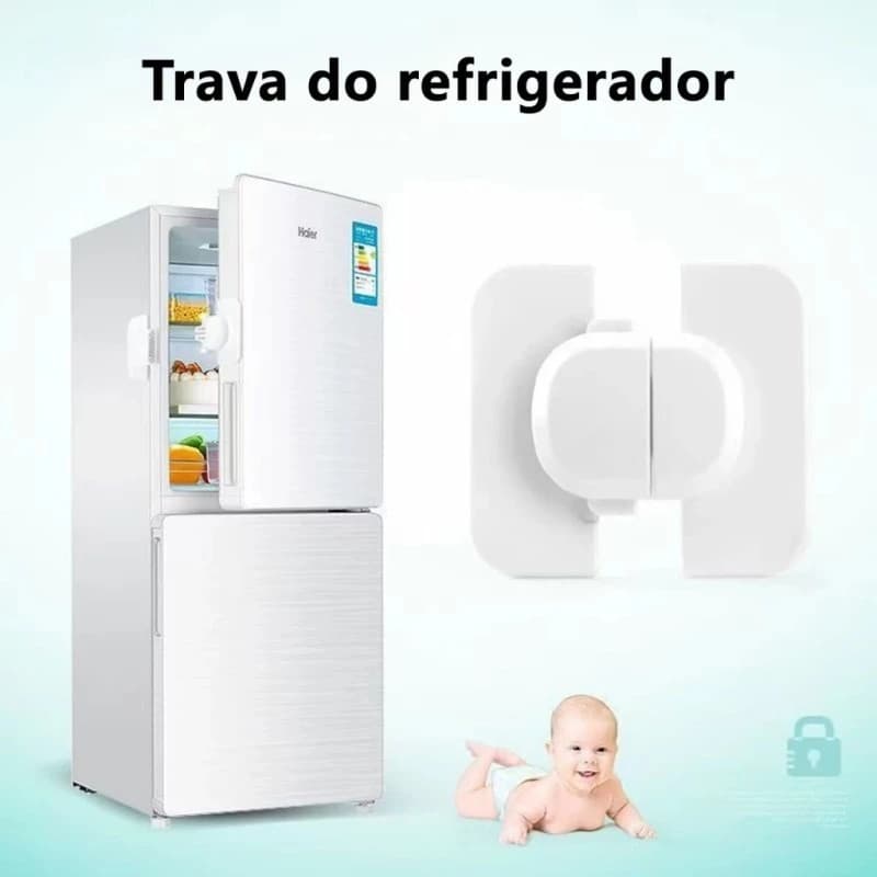 1/2PCS Fechos de Refrigerador e Armário, Travas de Segurança à Prova de Crianças, Presente de Natal