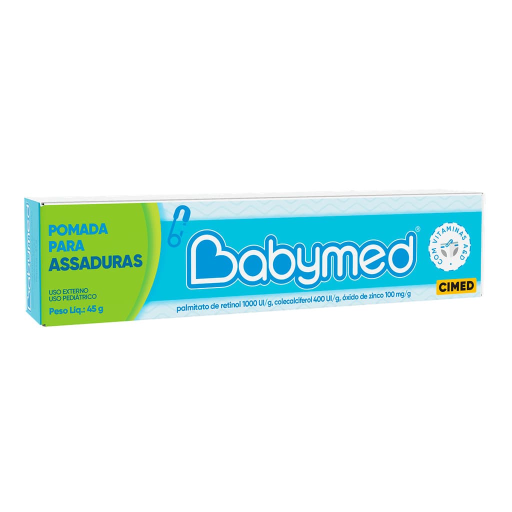 Pomada Para Prevenção De Assaduras Babymed Azul 45g