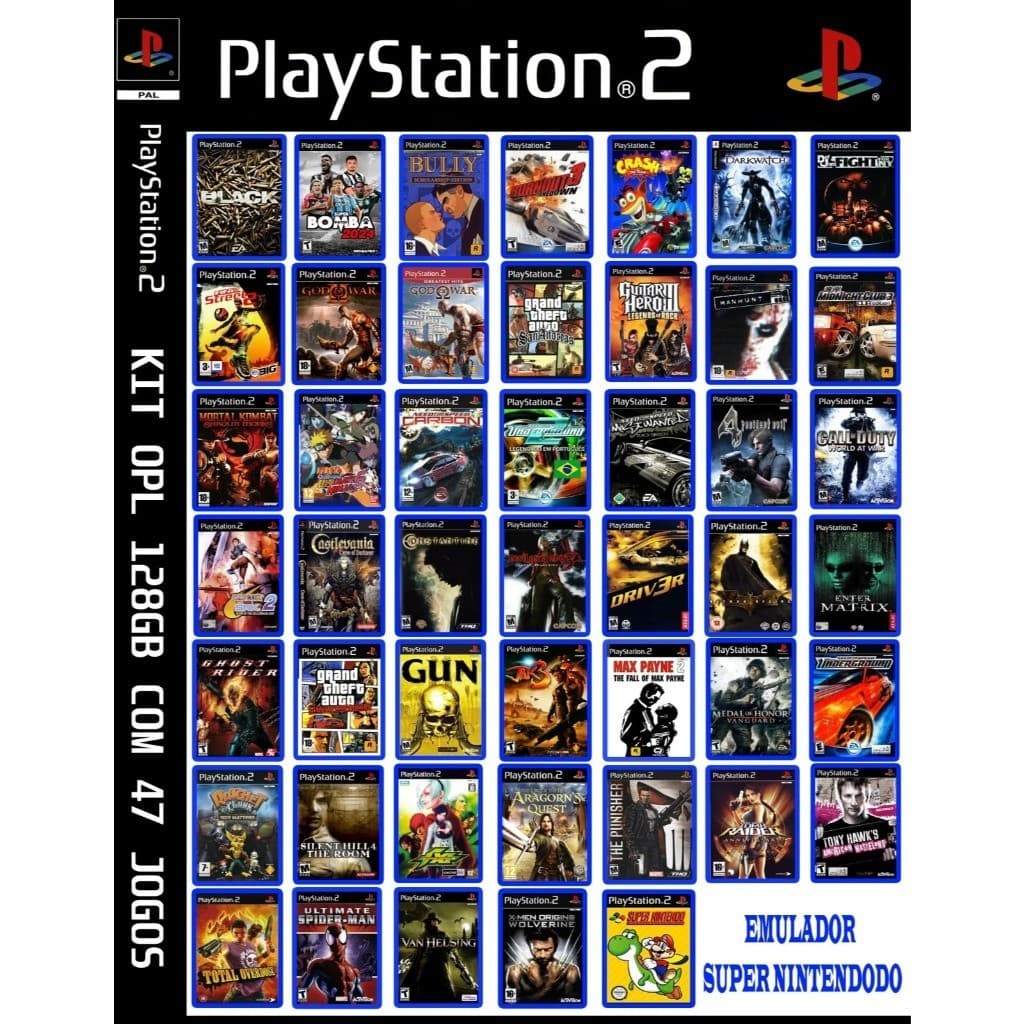 Kit 10 Jogos PS2 Informe As Escolhas No chat