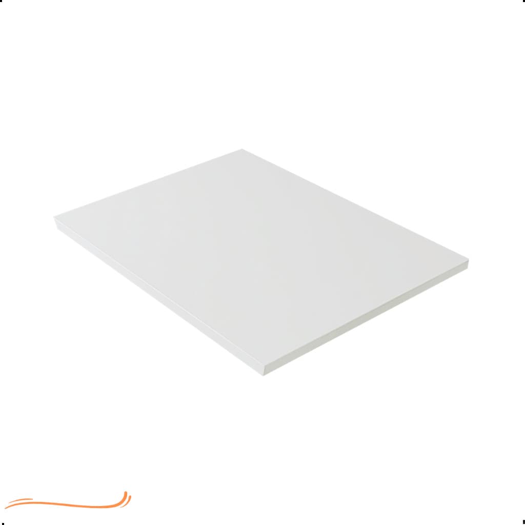 1 Prateleira Branca 40X35 Tampo Tabua Mdf  Organizadora Decoração Cozinha Quarto Banheiro Sala