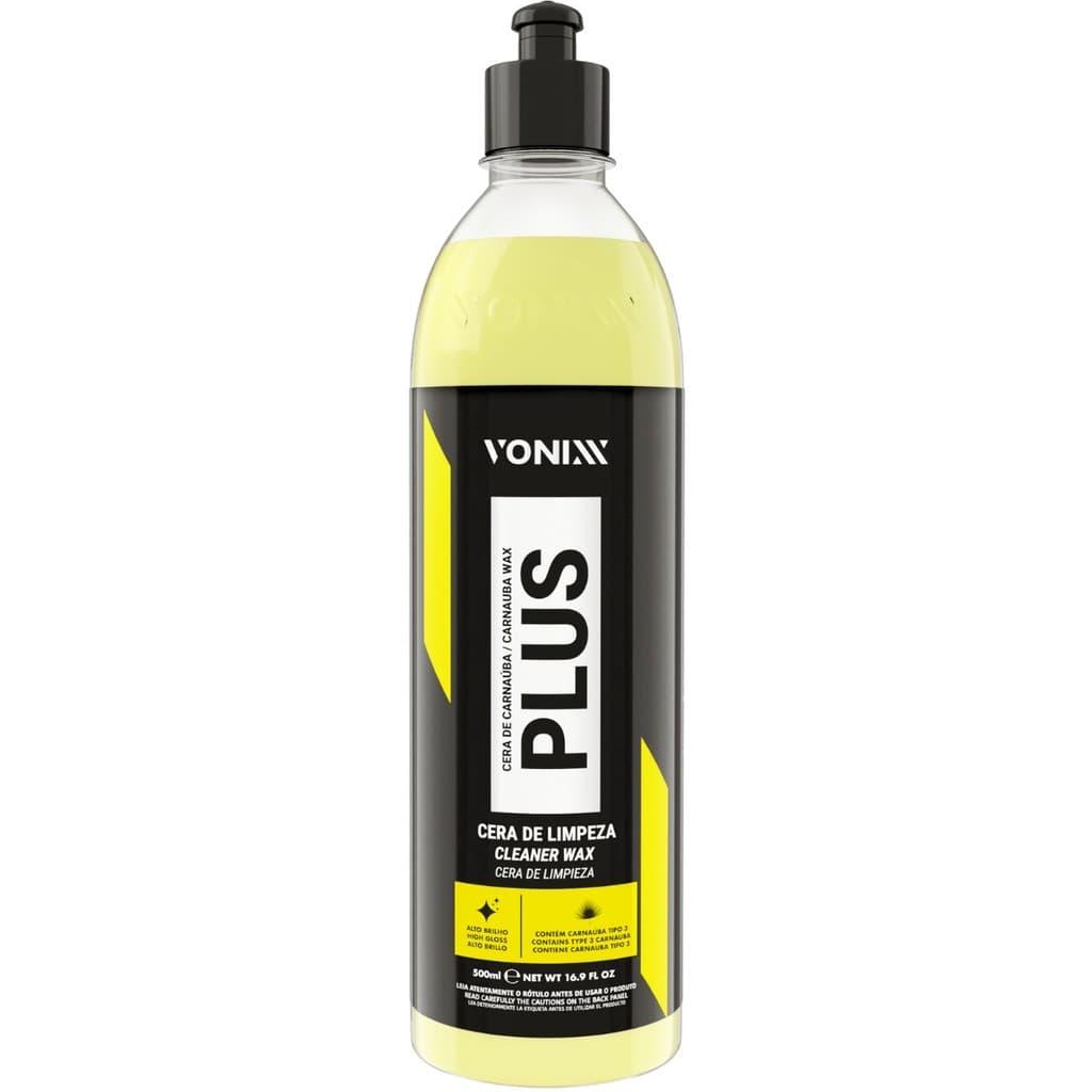 Carnaúba Plus Vonixx 500ml Cera Limpadora E Protetora Para Todos Os Tipos De Pintura E Cores