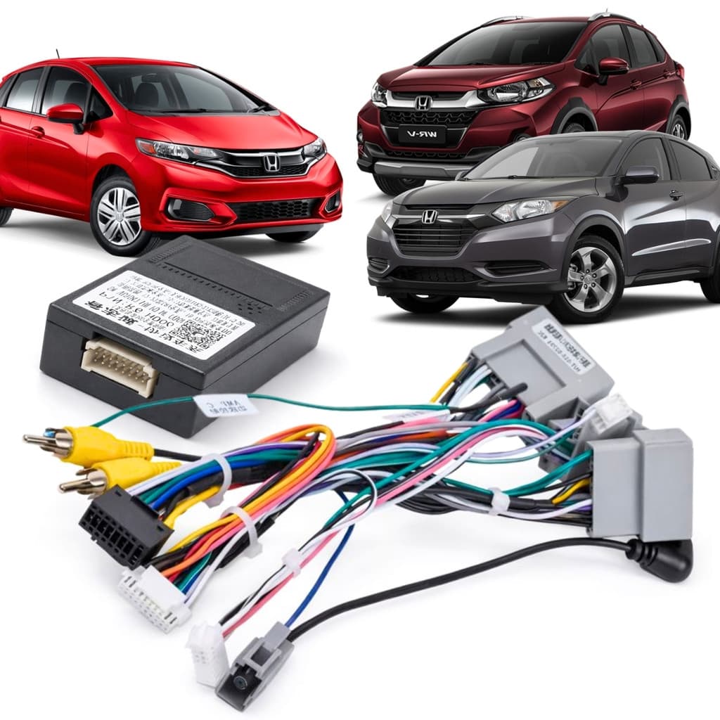 Chicote Interface Canbox Comando Volante Fit HRV WRV 14 A 22