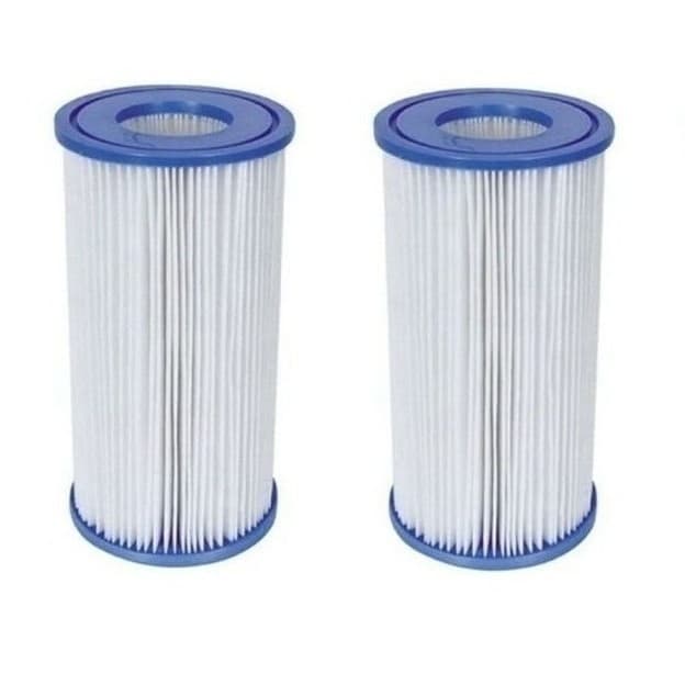 Kit com 02 unidades do Cartucho Bestway III #58012 Serve tb p bomba filtrante Intex (110v e 220v) que usam o cartucho A