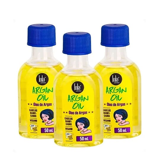 Kit 3 Óleos de Argan Lola Cosmetics