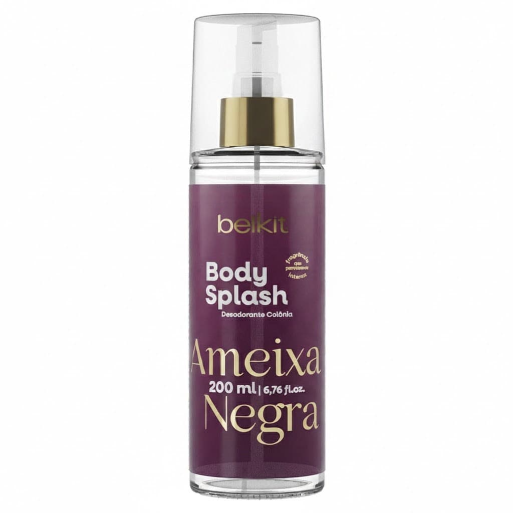 Body Splash Ameixa Negra 200ml Belkit Alta Projeção e Alta fixação
