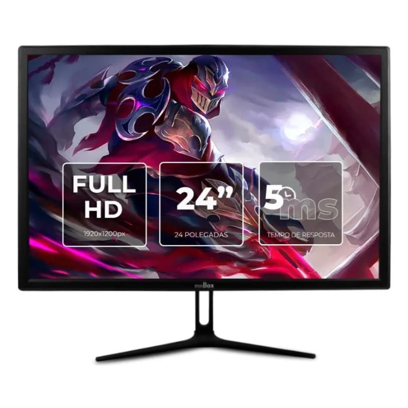 Monitor Led 24 Polegadas Full Hd Slim 5ms Vga Hdmi DMN240