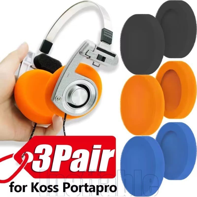 1/2/3 Pares De Capas Protetoras Para Fones De Ouvido KOSS PortaPro-Ponta De Reposição-Almofadas De Esponja Ultramacias-A