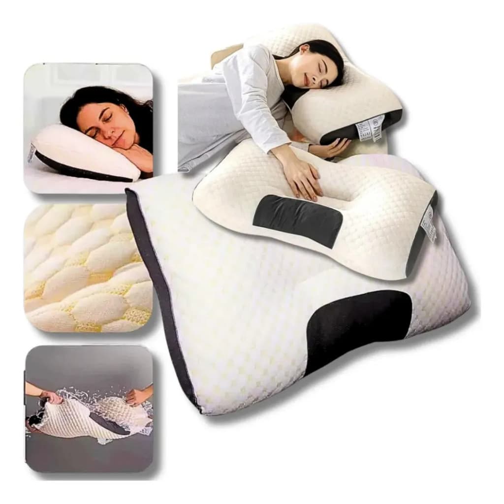 Travesseiro Cervical Ortopédico Alivia Dor Premium Ergonómic