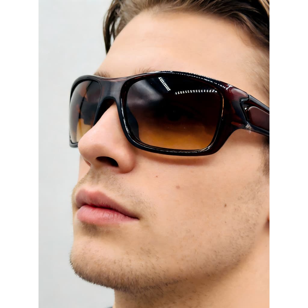 Oculos de sol esportivo dupla cor,modelo oval