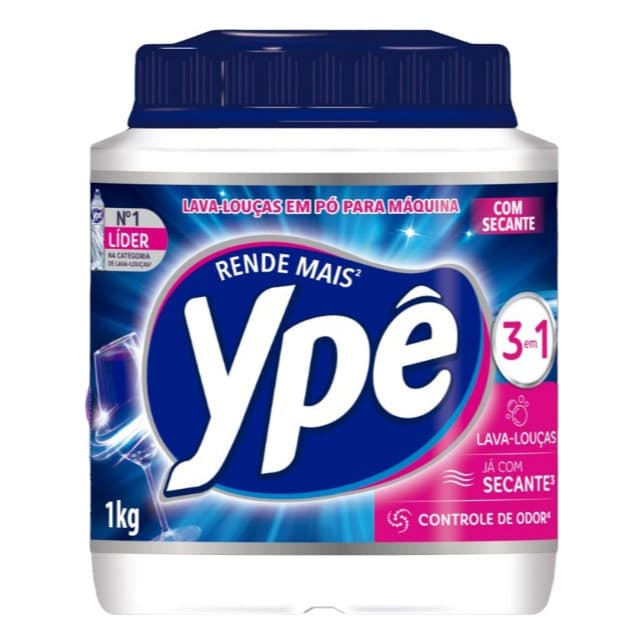 Ypê  Detergente em Pó para Máquina Lava Louças com secante 1Kg