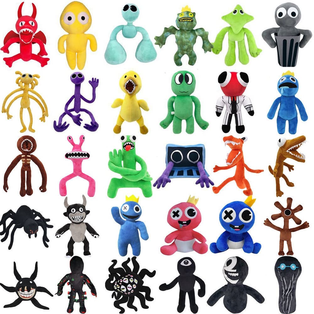 LEGO Roblox2 Rainbow Friends 2 Brinquedo de Pelúcia Amigo2 Presente de Brinquedo de Pelúcia para Crianças KF0J
