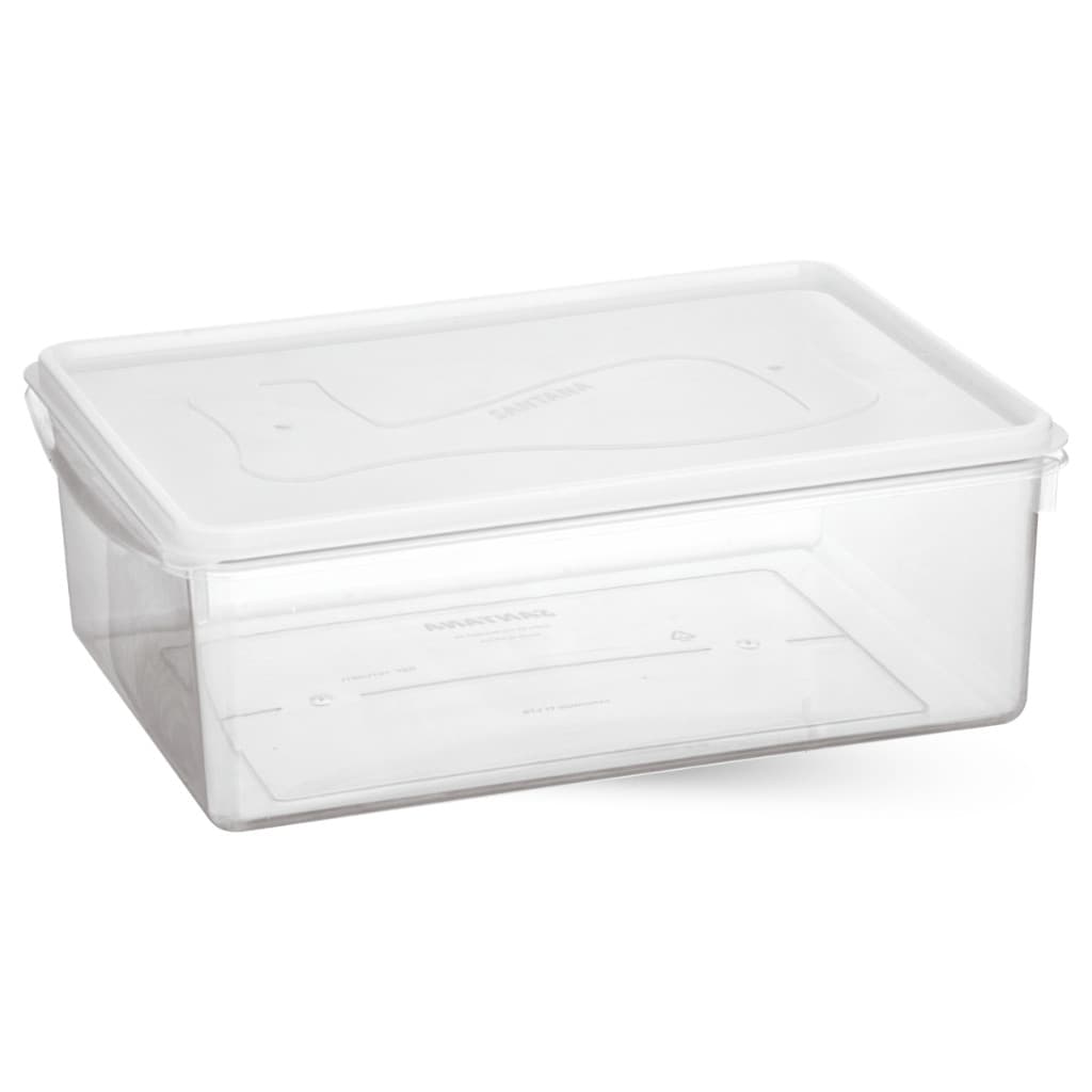 Caixa Organizadora Du Cheff 11L com Tampa BPA Free – Incolor, Prática e Segura