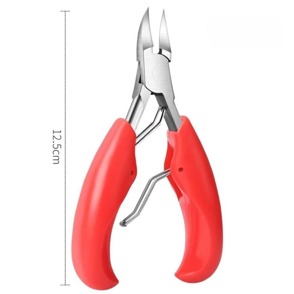 Alicate mola dupla para maquiagem das mãos De Cortar Unha Curvado Profissional Aço Inox