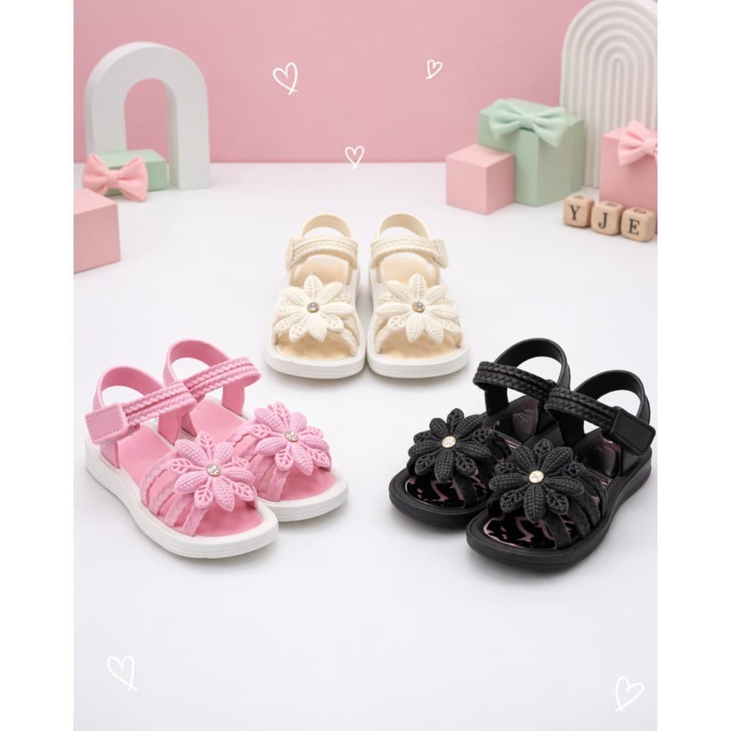 Sandalia Feminina Infantil Possession Shiny Super Confortavel Modelo Novo OUTLETFLASH