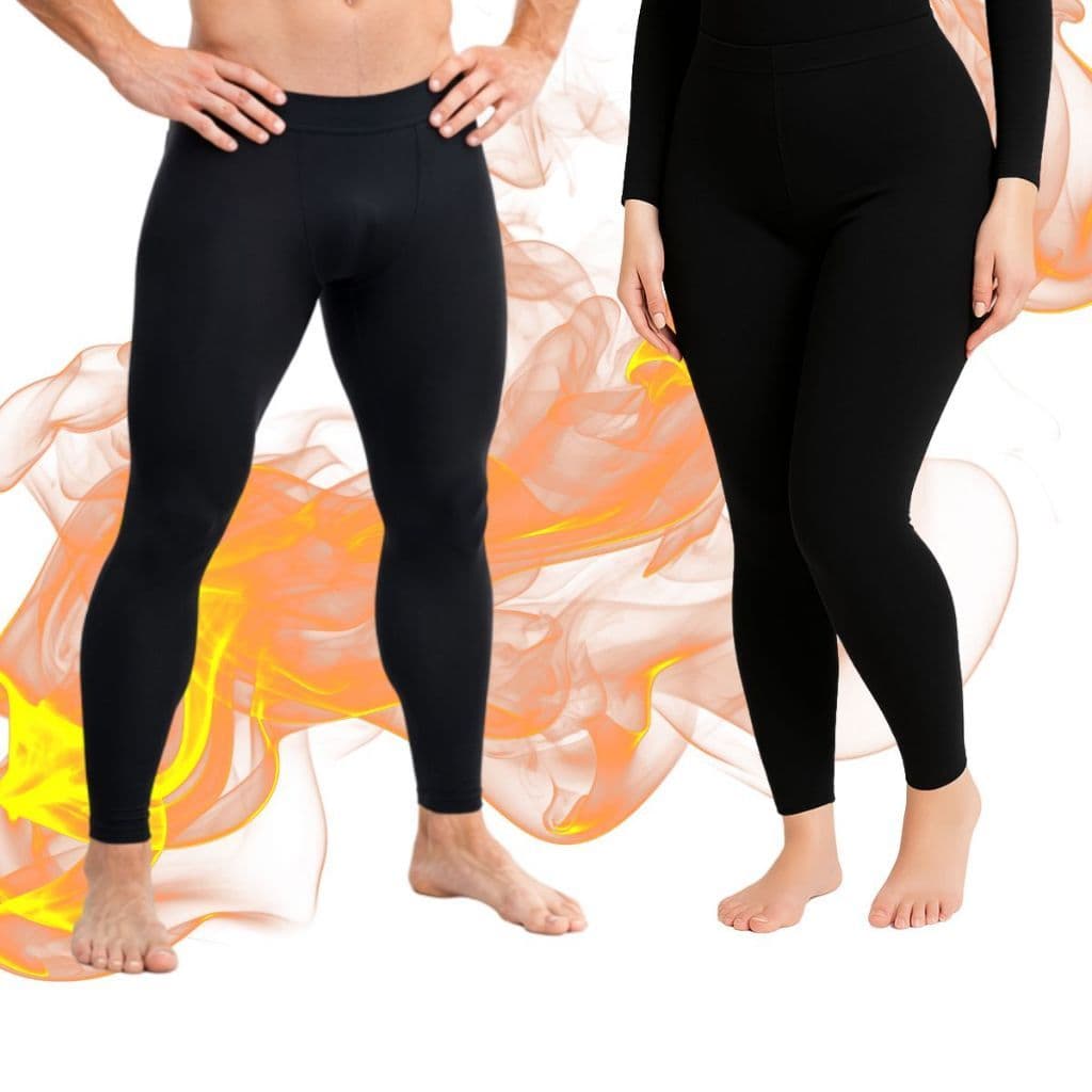 Calça Térmica Peluciada Flanelada Segunda Pele Forrada Inverno Frio Masculina Feminina