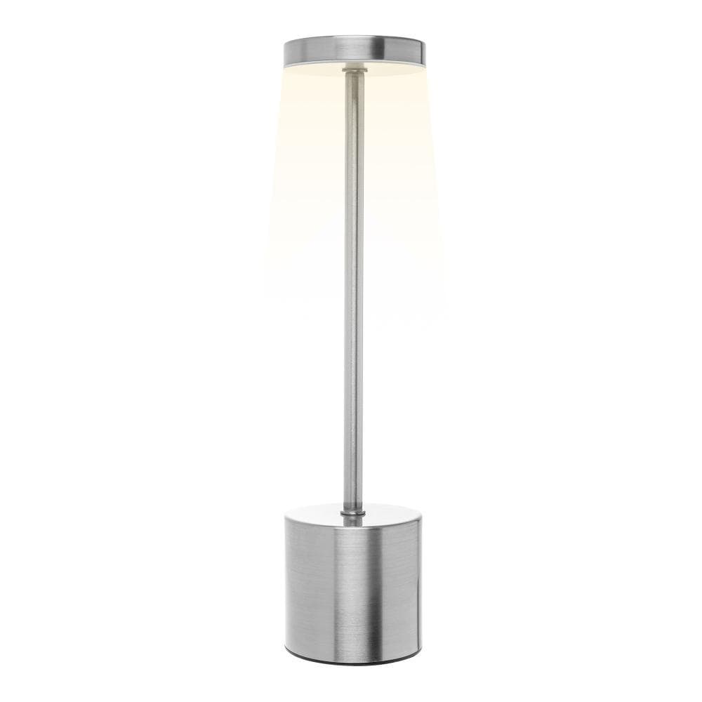 Luminária de Mesa Led 3 Tons Usb Wolff Cosmos Prateada