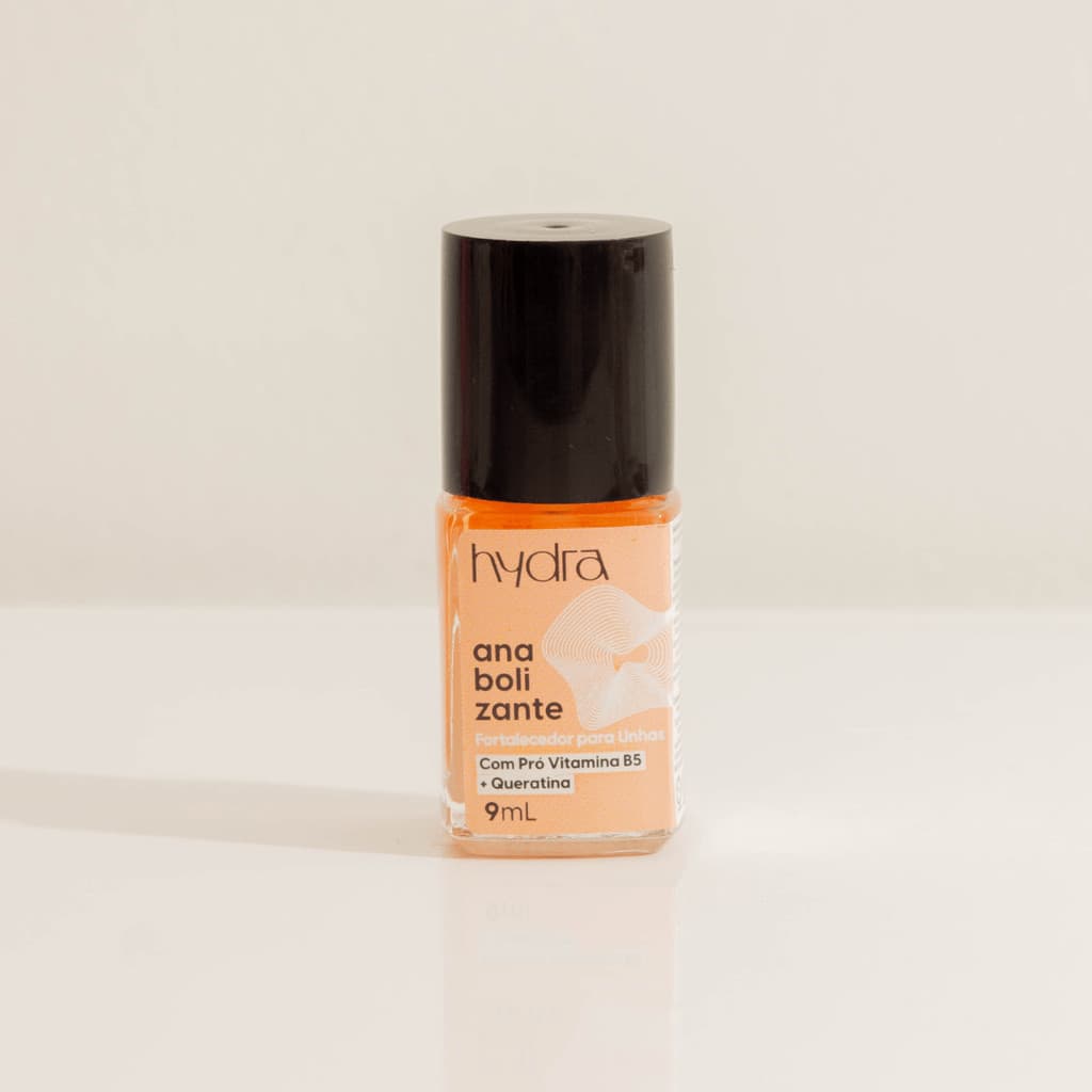 Anabolizante Base Fortalecedora para Unhas 09mL Hydra Cosméticos tratamento para unhas