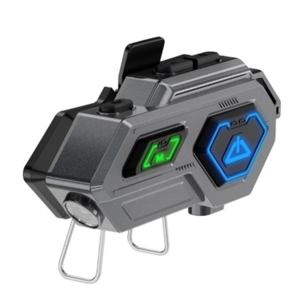 Intercomunicador Bluetooth Para Capacete De Moto Com Fone Sem Fio Comunicação E Música Alta Qualidade