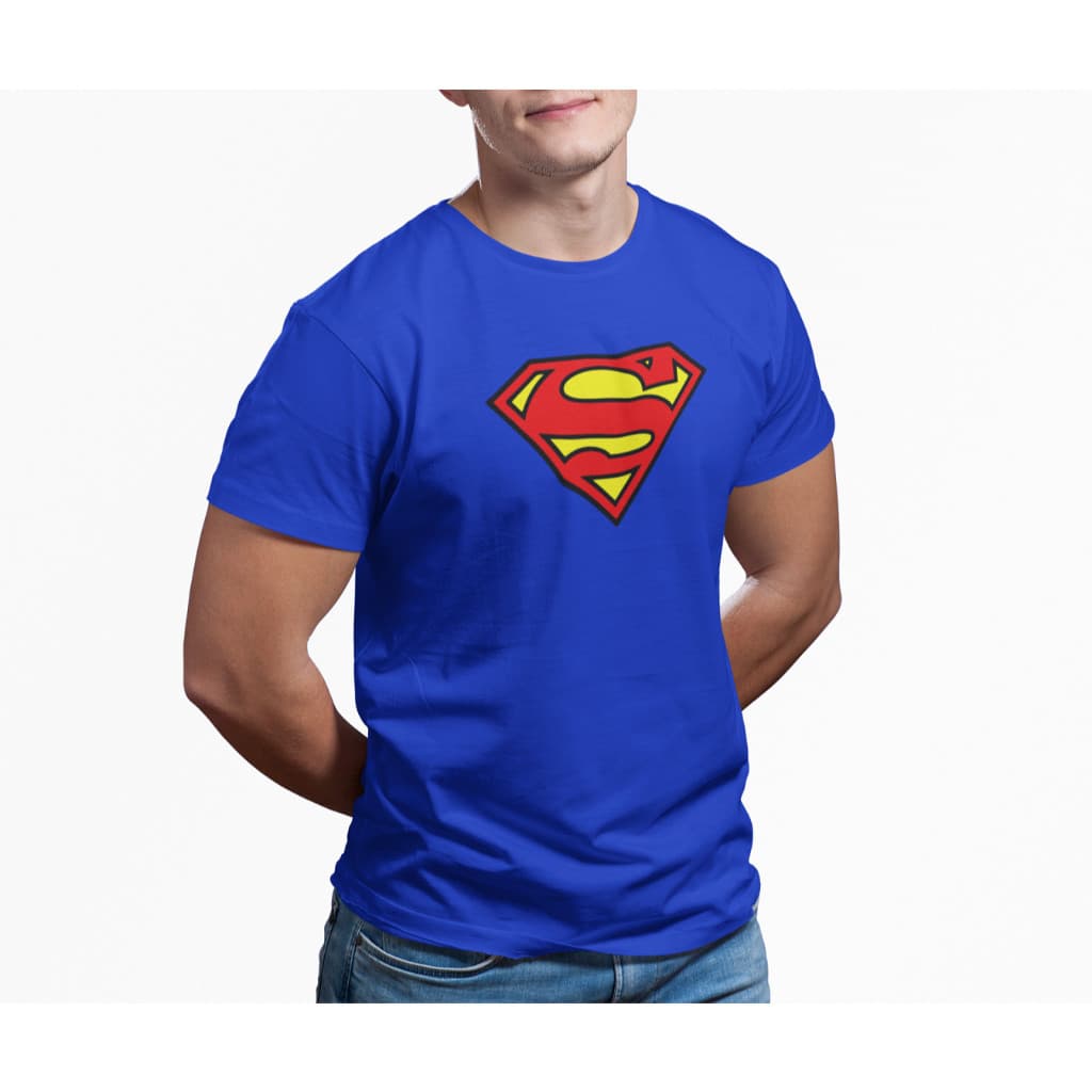 Camiseta Superman Black Super Homem Unissex Herois