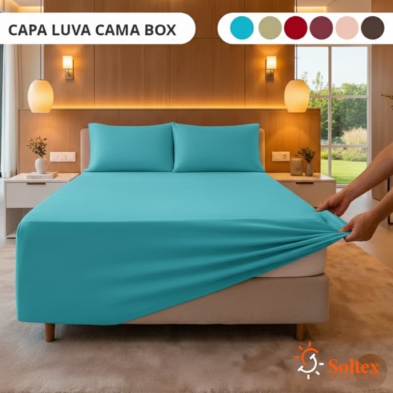 Jogo de Cama 3 Peças Capa para Colchão Luva Box Cama Casal Solteiro Com Fronhas de Travesseiros Malha Gel