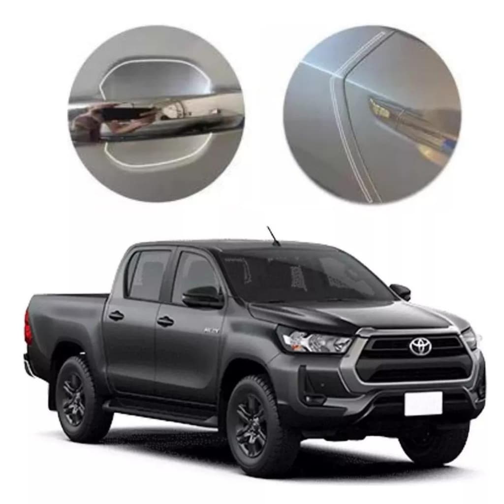 Pelicula proteção PPF anti risco interno concha +quina hilux