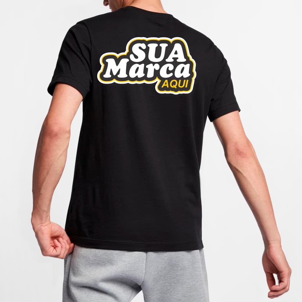 Kit 4 Camiseta Personalizada Uniforme Empresa 100% Algodão Premium Sua Arte Aqui