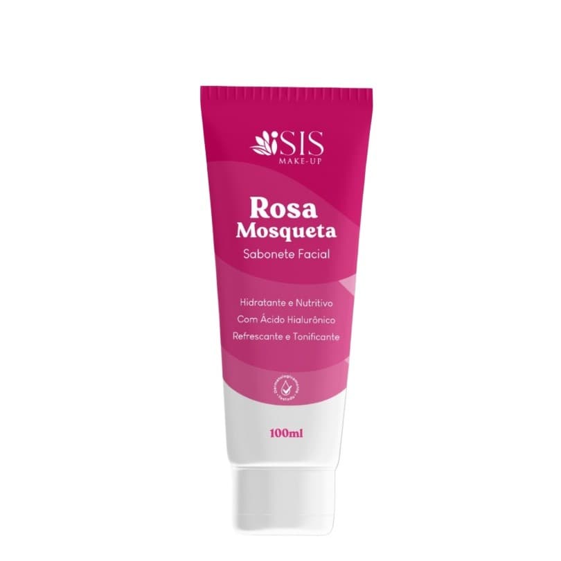 Sabonete Líquido Facial Rosa Mosqueta – Isis Make Up | Limpeza + Hidratação e Renovação