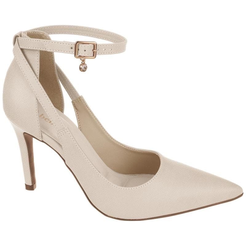 Scarpin Bebecê Bico Fino Com Pingente  T9430-214