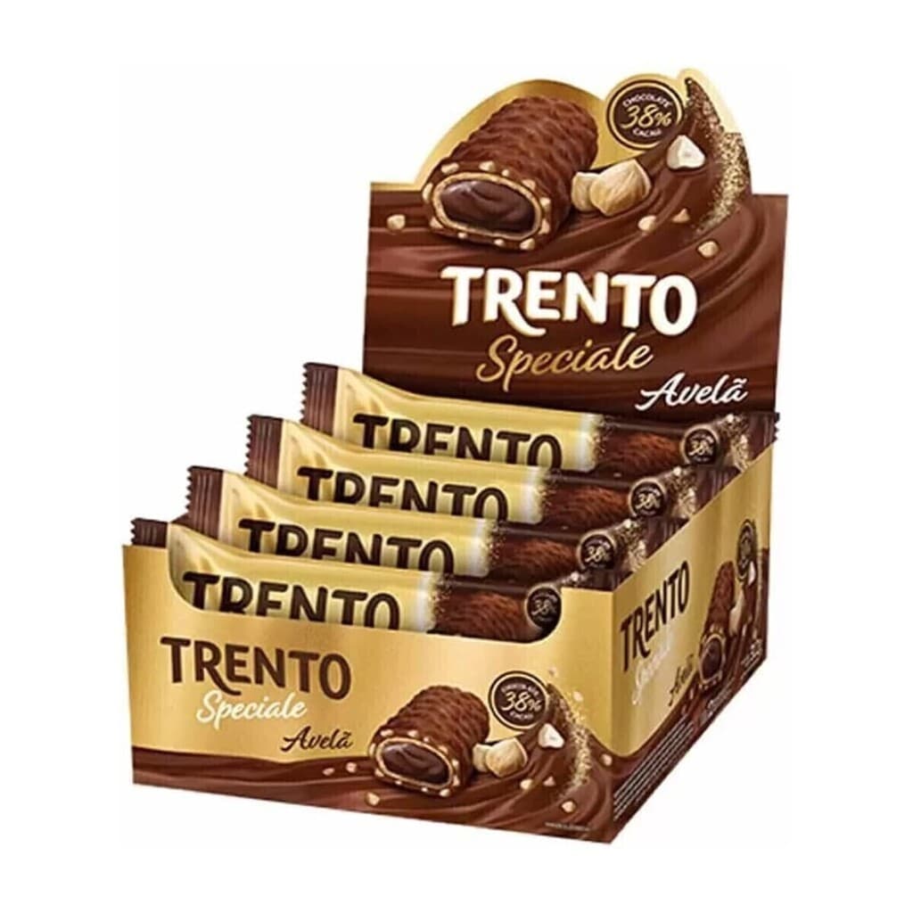 Trento Speciale Chocolate ao Leite e Avelã 38%cacau 12un de 26g (11773)