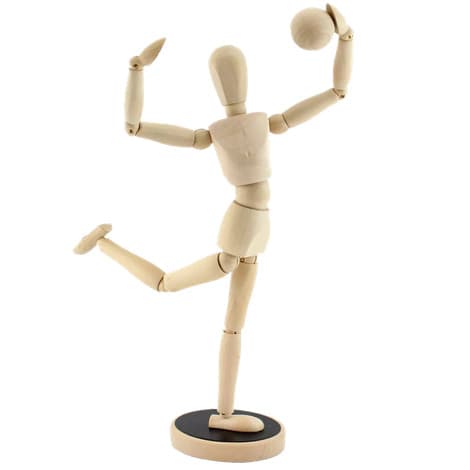 Manequim Articulado 30cm Magnetico Sinoart - SFM076