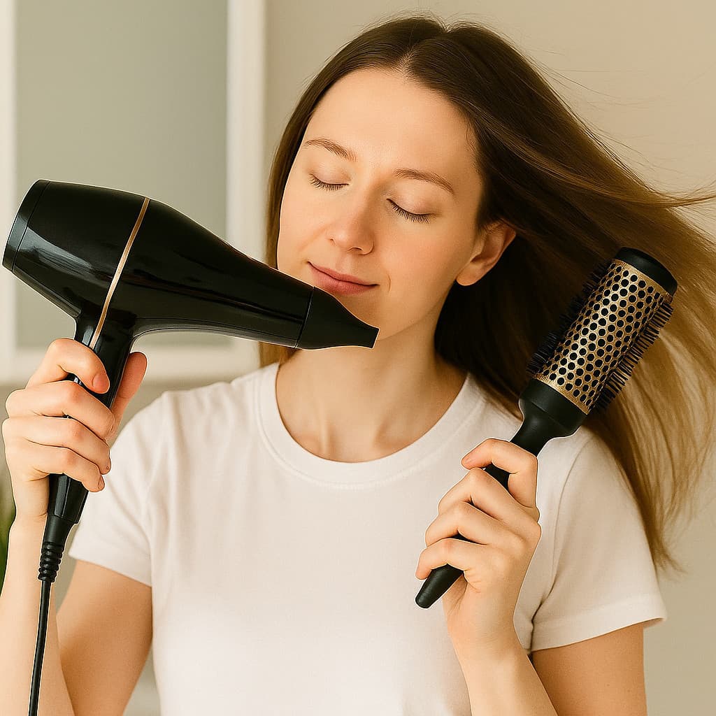 Secador Cabelo Profissional Bivolt Potente Seca Rápido Salão Banho Modeladora Escova Brilho