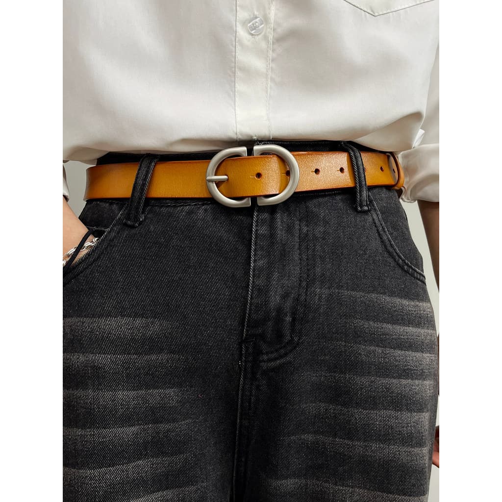 Cinto feminino 2026 novo estilo caramelo cor combinando Jeans saia curta All-Match moda cinto Design High-End na moda