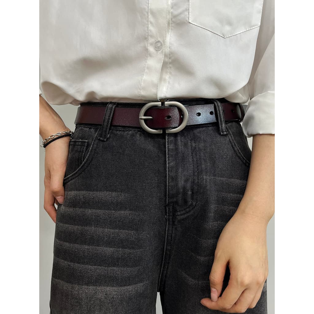 Cinto feminino 2026 novo estilo café cor combinando Jeans saia curta All-Match moda cinto Design High-End na moda