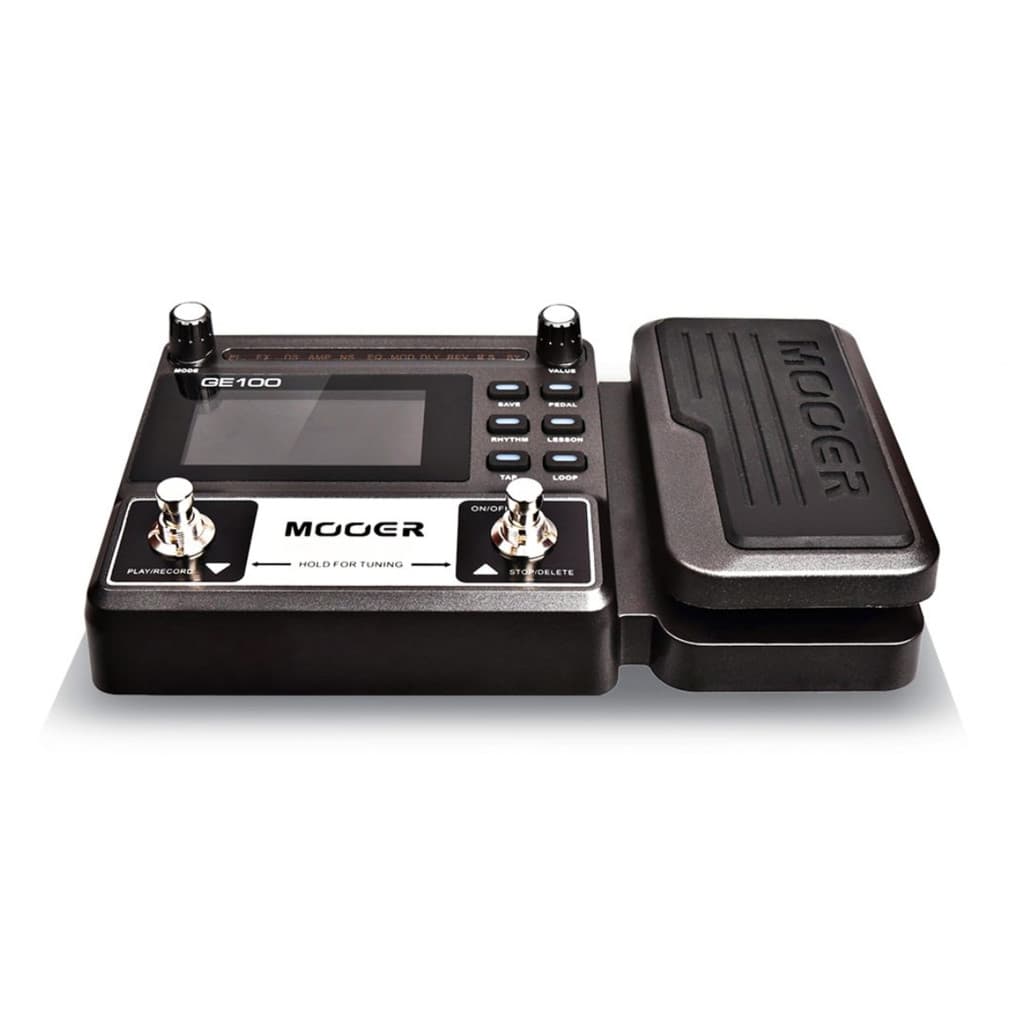 Pedaleira de efeitos para Guitarra GE100 Mooer Multi Efeitos