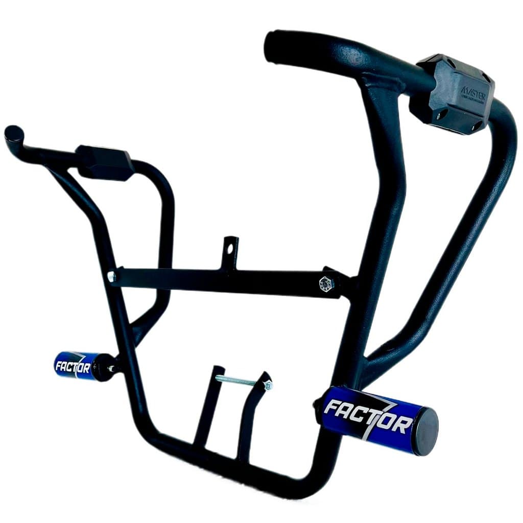 Factor 150 Modelo 2026 Protetor Carenagem Motor Tanque Azul Mata Cachorro com Pedal Slider Moto Yamaha