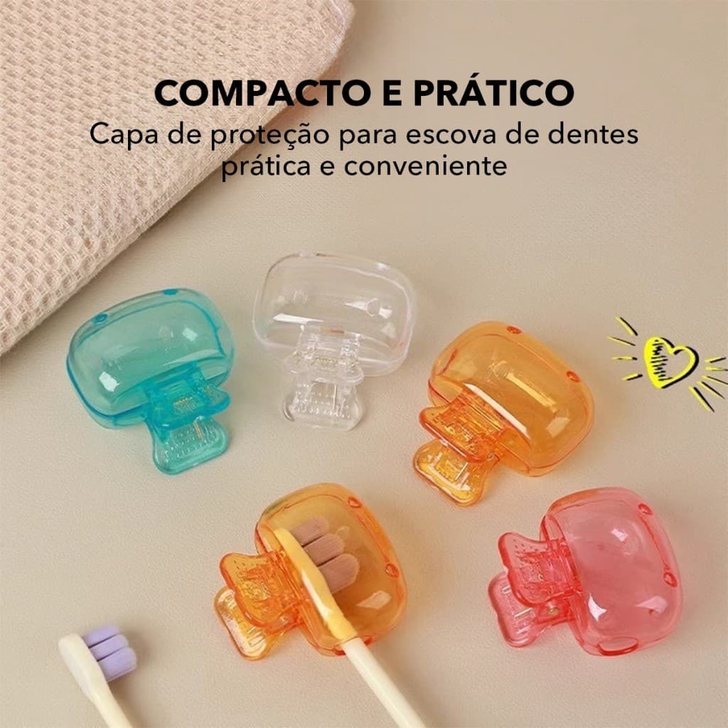 1/2/4/8 Peças Capa Estojo Portátil À Prova De Poeira Viagem Protetora