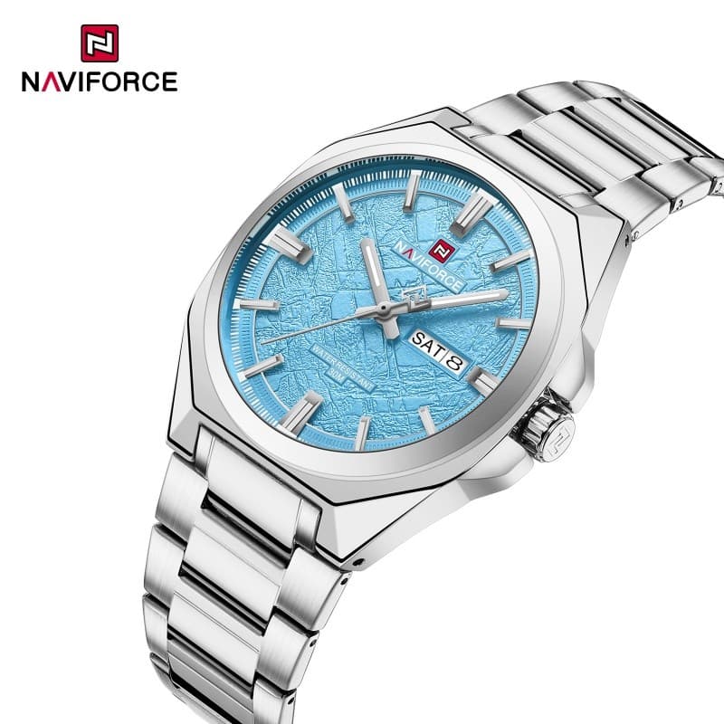 NAVIFORCE NF9273 Nova Moda Nicho Relógio De Quartzo Masculino À Prova D'água Luz Noturna Calendário Semanal Trabalho De