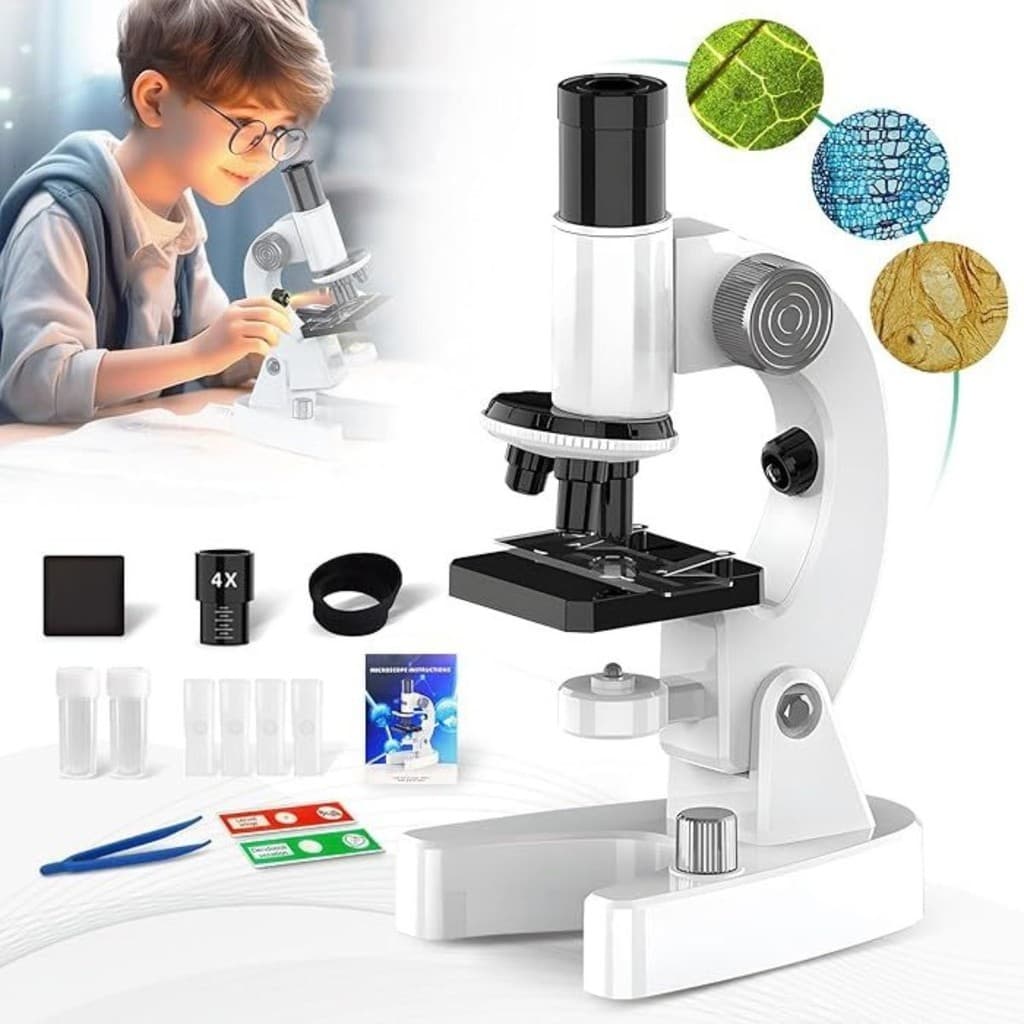 Microscópio  4800x   Câmera Kid Microscopic Observação Mundial INFANTIL Educacional