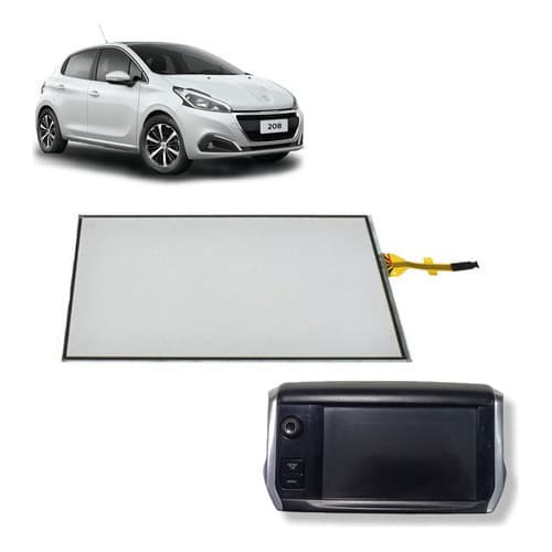 Tela De Toque Touch Screen Multimidia Peugeot 208 2013/2017