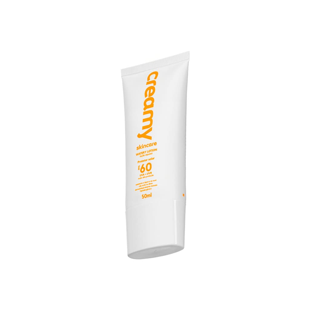 Protetor Solar Facial FPS 60 Watery Lotion Creamy 50ml