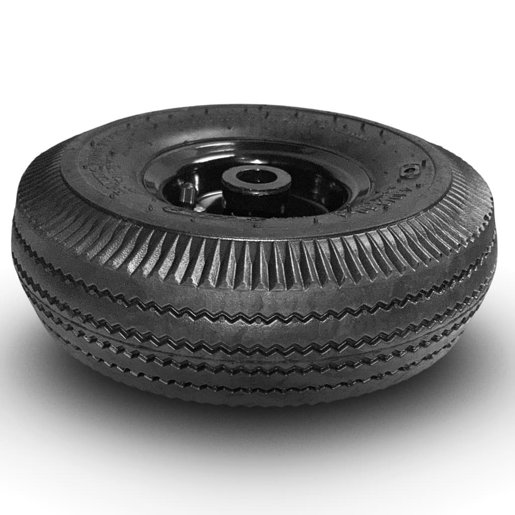 Roda Completa Pneu E Câmara aro 4 3.50/4.10 Rolete 7/8 skate