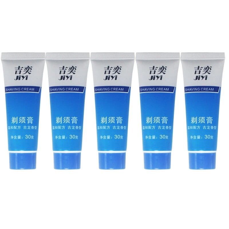 Jiyi creme de barbear Apache masculino espuma de barbear creme de barbear suave colônia tipo fragrância total 5 peças to