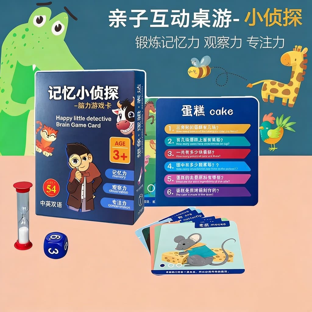 Douyin memória feliz detetive cartão de jogo de tabuleiro cérebro cartão de jogo cartão de mesa feliz cartão de jogo de