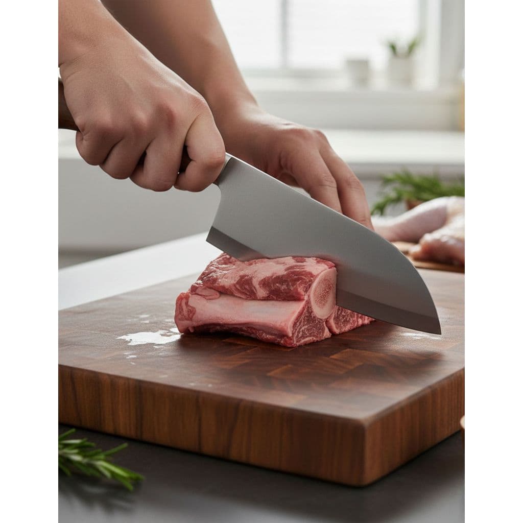 Kit 3 und - Cutelo - Inox - 7" - Cabo Emborrachado
