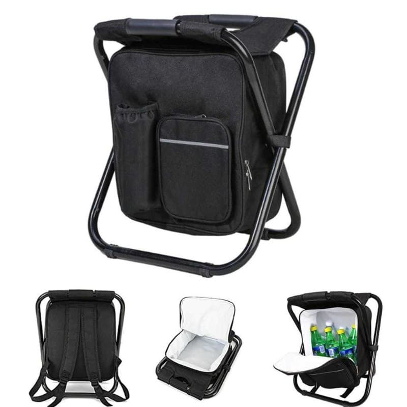 Bolsa Térmica Mochila 25 Litros C/ Banco Camping Pesca Praia