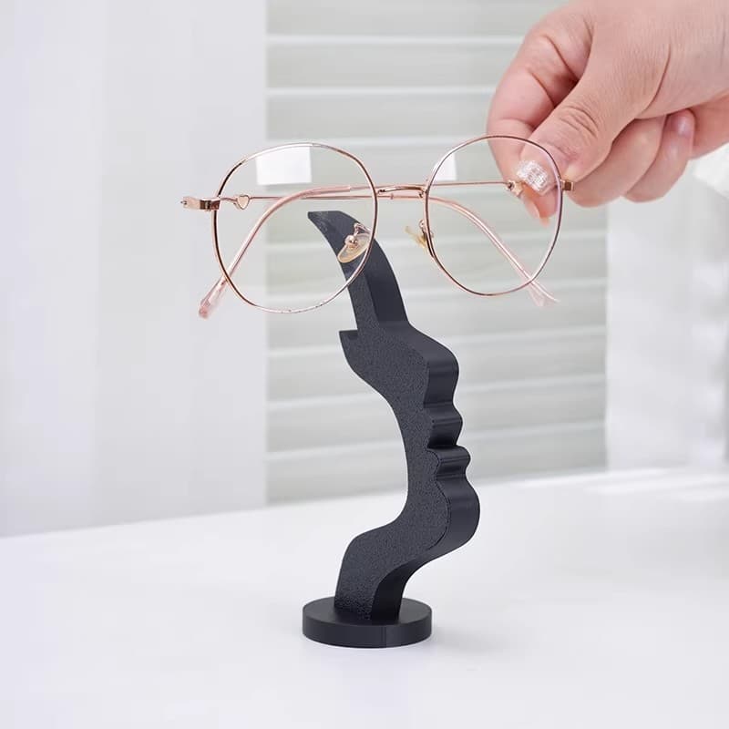Novo estilo rosto óculos suporte divertido Desktop armazenamento óculos loja decoração escritório engraçado ornamentos p