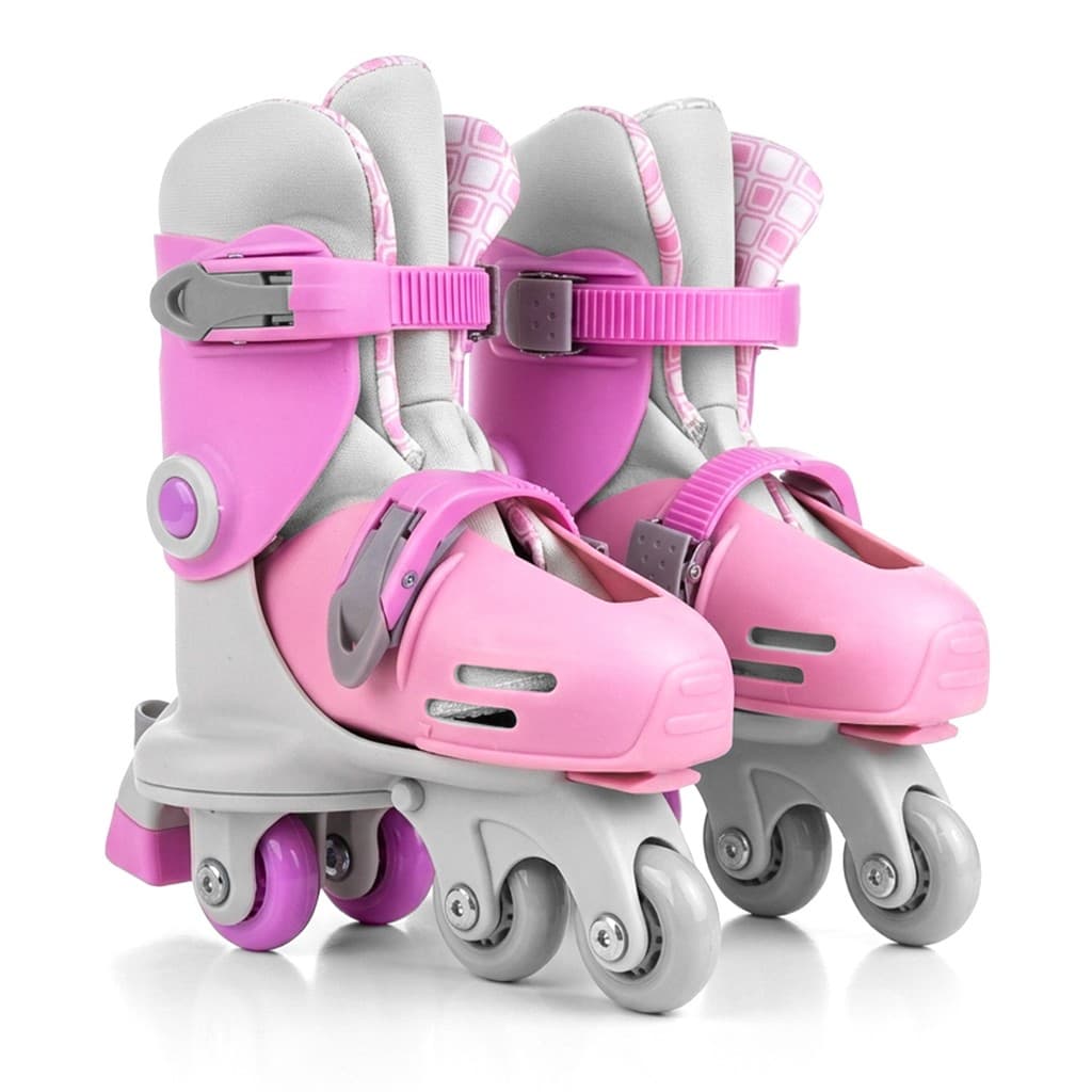 Patins Roller Spin 4 Rodas Ajustável 2 Em 1 Triline E Inline Para Crianças - Fênix Brinquedos