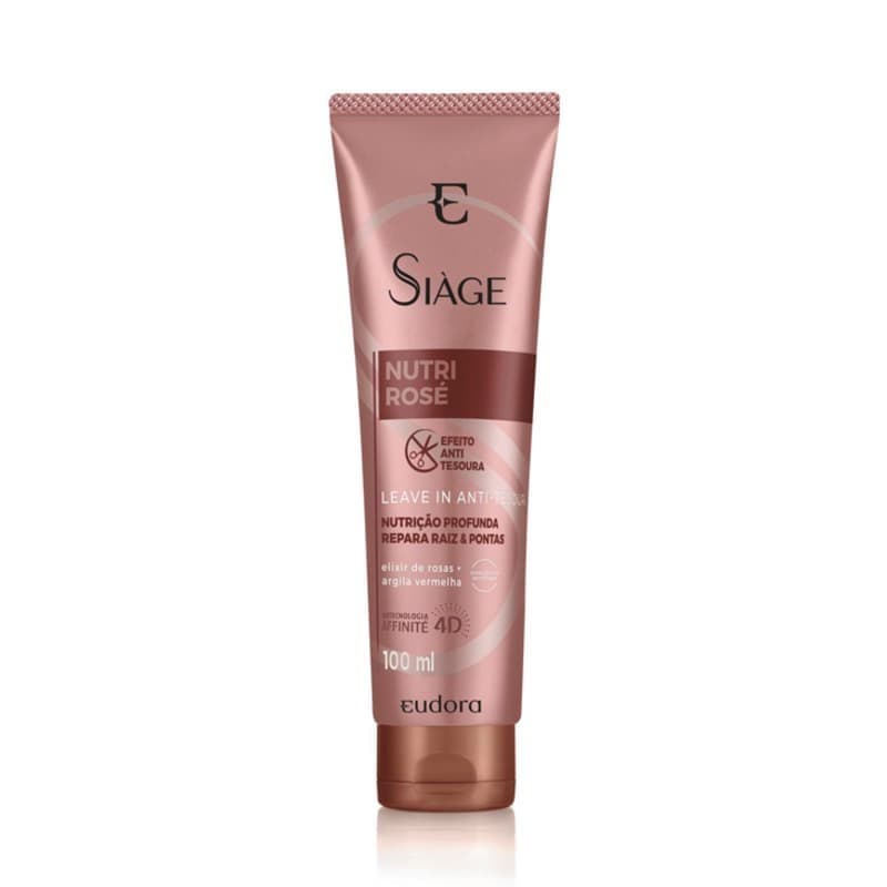 Leave In Capilar Siàge Nutri Rose Efeito Anti-tesoura 100ml